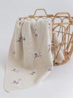 Mimibaby Плед вязаный Хлопок молочный 105х85см