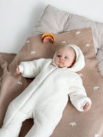 ToucanKids Комбинезон и шапка из шерпы Teddy экрю — изображение 2