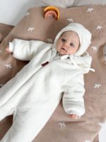 ToucanKids Комбинезон и шапка из шерпы Teddy экрю — изображение 5