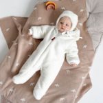 ToucanKids Комбинезон и шапка из шерпы Teddy экрю
