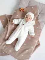 ToucanKids Комбинезон и шапка из шерпы Teddy экрю