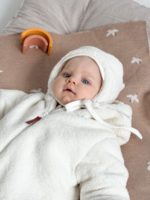 ToucanKids Комбинезон и шапка из шерпы Teddy экрю — изображение 6