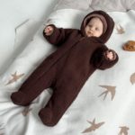 ToucanKids Комбинезон и шапка из шерпы Teddy шоколад