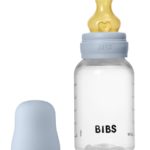 BIBS Бутылочка из полипропилена в наборе с латексной соской 150мл Baby Blue