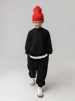 Bodo Костюм из футера (толстовка, брюки) черный — изображение 11