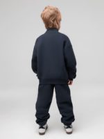 Bodo Костюм из футера с начесом (кофта на молнии, брюки) индиго — изображение 13