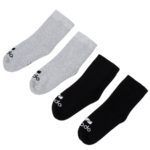 Bodo Набор из 2-х пар высоких носков черный/серый