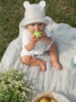 Buba Kids Набор из 2-х муслиновых пеленок кабардинские лошадки/сливочный 75х115см — изображение 2