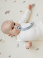 Buba Kids Набор из 2-х муслиновых пеленок таежная ночь/нежно-голубой 75х115см — изображение 3