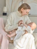 Buba Kids Набор из 3-х фланелевых пеленок Песня севера/пудра/сливочный 95х115см — изображение 4