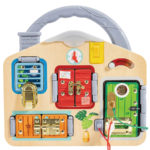 Hape Развивающая игрушка Бизиборд Тайные комнаты