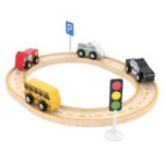 Hape Игровой набор Jadore с кольцевым шоссе Городские службы