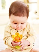 Hape Погремушка-прорезыватель на присоске Оранжевый цветок — изображение 6