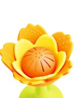 Hape Погремушка-прорезыватель на присоске Оранжевый цветок — изображение 7