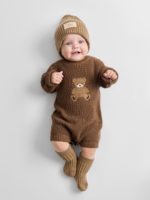 Happy Baby Боди вязаное коричневое — изображение 2