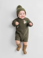 Happy Baby Боди вязаное темно-зеленое — изображение 2