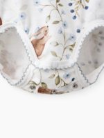 Happy Baby Набор из 3-х боди с длинным рукавом бело-голубой — изображение 11