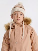 Leokid Вязаная шапка Mossie Almond Milk — изображение 2