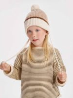 Leokid Вязаная шапка Mossie Almond Milk — изображение 6