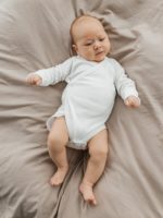 Mimibaby Боди с длинным рукавом молочный — изображение 2