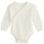 Mimibaby Боди с длинным рукавом молочный