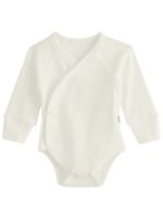 Mimibaby Боди с длинным рукавом молочный