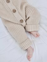 Mimibaby Комбинезон из шерсти мериноса бежевый — изображение 6