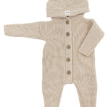 Mimibaby Комбинезон из шерсти мериноса бежевый
