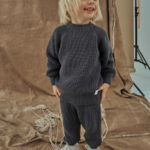 Mimibaby Комплект (джемпер, брюки) антрацитовый