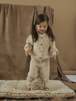 Mimibaby Комплект (кардиган, брюки) бежевый — изображение 4