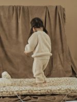 Mimibaby Комплект (кардиган, брюки) бежевый — изображение 5
