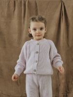 Mimibaby Комплект (кардиган, брюки) лавандовый — изображение 3