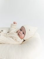 Mimibaby Комплект (комбинезон, шапочка, пинетки) молочный — изображение 2