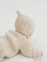 Mimibaby Шапка из хлопка Эльф бежевая — изображение 2
