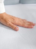 Perina Простыня на резинке Muslin голубая пастель 120х60см — изображение 3