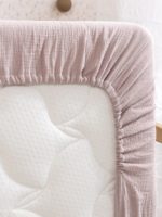Perina Простыня на резинке Muslin мокко 120х60см — изображение 4