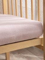 Perina Простыня на резинке Muslin мокко 120х60см — изображение 3