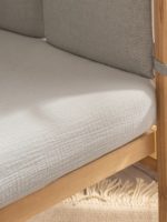 Perina Простыня на резинке Muslin шалфей 120х60см — изображение 2