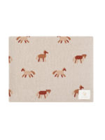 ToucanKids Плед вязаный Simple лошадки 130х90см