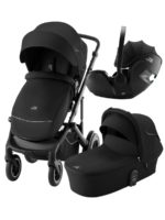 Britax Roemer Коляска 3 в 1 Smile 5Z Space Black + Baby-Safe Pro Deep Black + накидка