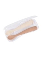 Beaba Набор из 2-х эргономичных ложек для первого прикорма 1st Age Cotton Clay/Praline — изображение 4