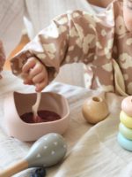 Beaba Тарелка силиконовая Suction Bowl Cotton — изображение 2