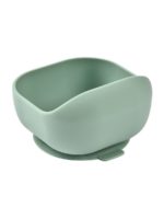 Beaba Тарелка силиконовая Suction Bowl Sage Green — изображение 4