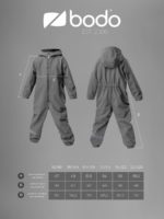 Bodo Демисезонный комбинезон Softshell серый — изображение 5