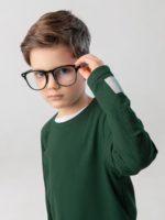 Bodo Лонгслив из ткани пике изумрудный — изображение 2