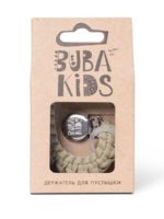 Buba Kids Держатель плетёный для пустышки олива — изображение 3
