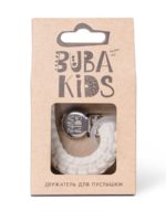 Buba Kids Держатель плетёный для пустышки сливочный пломбир — изображение 3
