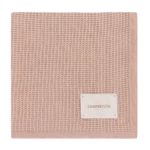 Loomknits Плед вязаный пудровый 108х108см