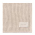 Loomknits Плед вязаный топленое молоко 108х108см