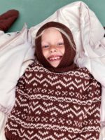 Loomknits Варежки вязаные шоколад — изображение 4